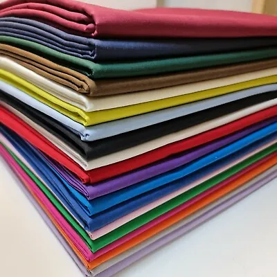 100% Cotton EXTRA WIDE Sheeting Quilting Craft Upholstery Bedding Fabric 240CM • £10.48