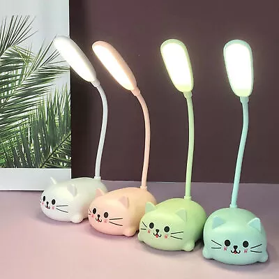 Mini Cat USB Lamp LED Cute Animal Night Light Rechargeable Table Lamp  • $11.24