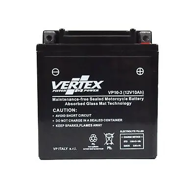 Vertex Premium Battery Kawasaki (K)Z 650 B 1977-1979 • £44.20