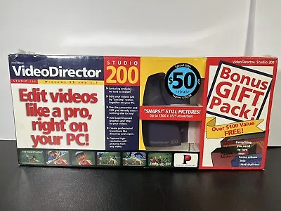 Pinnacle Systems Video Director Studio 200 Windows Video Editor New Sealed • $149.99