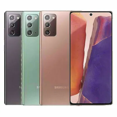 Samsung Galaxy Note 20 5G 128GB Unlocked SM-N981U Very Good • $236.94