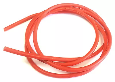 12AWG 12 AWG RC Battery Insulated Flexible Silicone Wire Cable 1 Meter Red 1M • £4.32