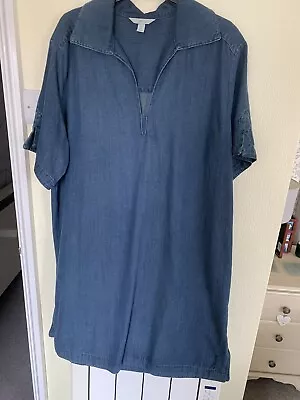 H & M Soft Denim Dress • £10