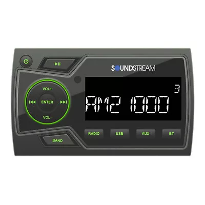 $84.89 • Buy Soundstream MHU-32 Marine Boat UTV MP3 Digital Media Player Bluetooth AUX USB