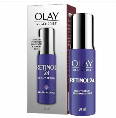 $25 • Buy Olay Regenerist Retinol 24 Night Serum Rrp $60   Sell $ 25 Reduced 4 Available