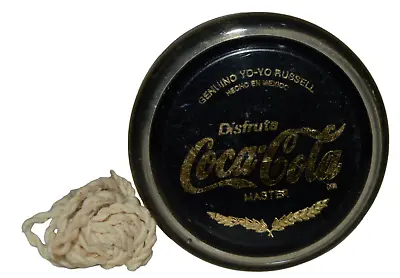 Vintage Rare Toy Mexican Genuine Yo-yo Russel Master Coca Cola Black I • $19.99