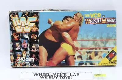 WWF The VCR Wrestlemania Game Hulk Hogan Wrestling Acclaim RARE NICE! • $33.40
