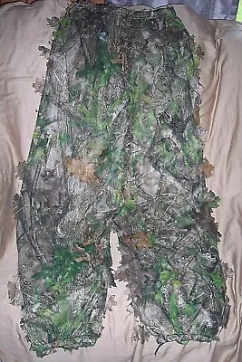 Mens Small / Med Camo Pants Snipper Suit Ghille Suit True Timber 3D Leaf Camo • $38