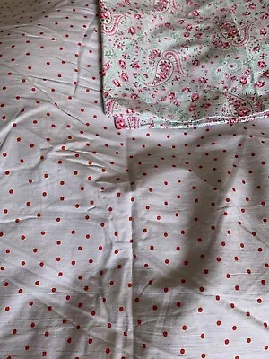 Ikea ROSALI Pink Paisley Polka Dots/Floral Queen Duvet Cover 80x82” • £46.71