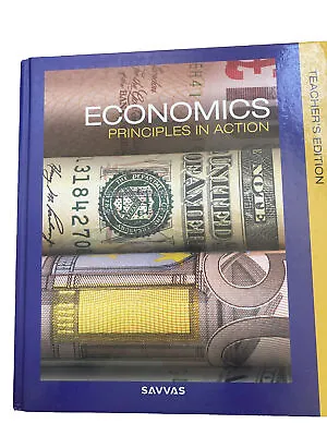 9781418363383 Economics Principles In Action 2022 Hardcover TEACHER EDITION • $89.98