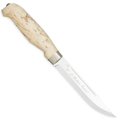 Marttiini Lynx 138 Fixed Knife 13  Stainless Steel Blade Curly Birch Handle 010C • $74.19