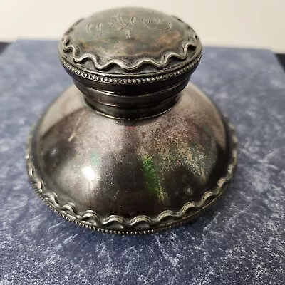 Vintage Wilcox Silverplated Co.  Meriden Conn  Inkwell 2831 • $19.99