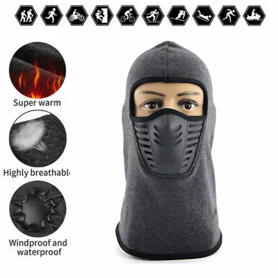 Balaclava Ski Full Face Mask Mountain Bike Cycling Mask For Winter Cold Weather • $7.49