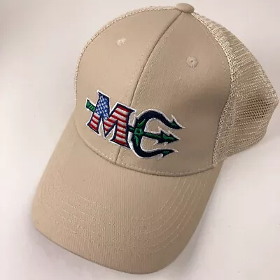 Maine Mariners ECHL Hockey Hat American Flag Logo General Dynamics BIW • $35.99