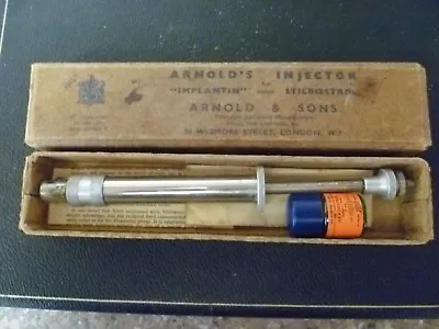 £79 • Buy A Vintage 'arnold's Injector' Veterinary Implanting Machine. 'arnold Implantor'
