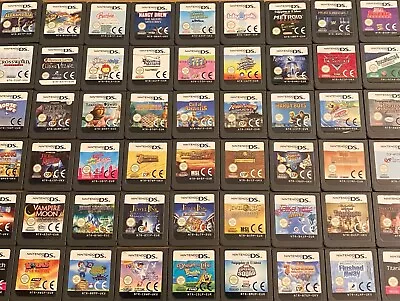 NINTENDO DS/3DS Games - Cartridges ONLY - 100's Of Titles - BUY 8 GET 1 FREE • £3.95