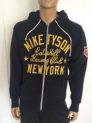 Roots Of Fight Boxing Mike Tyson Navy Cotton Vintage Hoodie Size L • $249.99