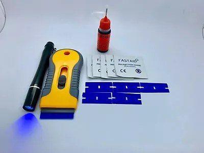 £13.19 • Buy Glass Furniture Repair Kit, 10g UV Glue, Squeezable Bottle, Pen Shape UV Torch