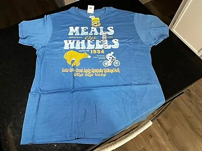 NEW Cades Cove Shirt XL Extra Large Meals On Wheels I Biked The Loop Bike Day • $34.99