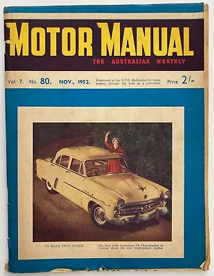 Nov 52 Ford Customline Morris Oxford Austin A40 Somerset Drop-Head Coupe Allard • $49.95