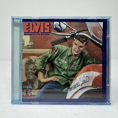 Elvis Presley Return Of The Rocker CD In Blue Case 1986 RCA 5600-2-R • $9.99