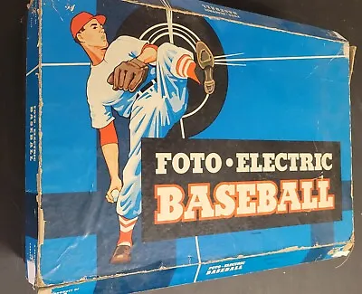 Vintage Original Foto Electronic Baseball 1949 Cadaco-Ellis No Electric • $14.95