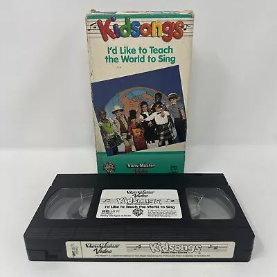 Kidsongs: I'd Like To Teach The World To Sing (VHS 1986) View-Master Video • $8.49