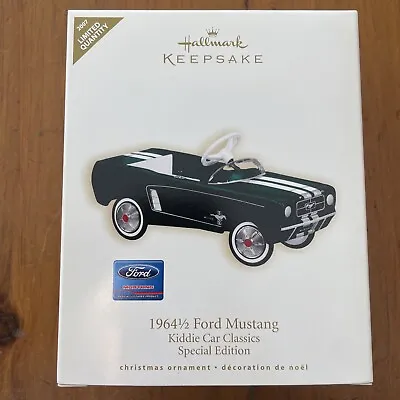 Hallmark - Keepsake Ornament - 1964 1/2 Ford Mustang - Kiddie Car - Limited 2007 • $16