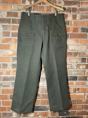 Vintage Cc Filson Green Utility Pants Hunting Wool Sz 38 USA Style 185 • $119.99