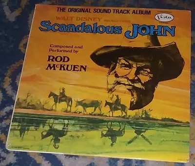 Walt Disney's SCANDALOUS JOHN / ROD MCKUEN 1971 VISTA LP STER-5004 STILL SEALED • $8.95