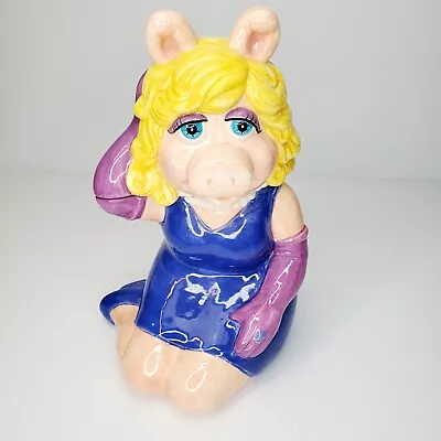 Treasure Craft 1995 Miss Piggy Cookie Jar Jim Henson Muppets 13  • $79.97