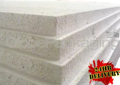 12 X EXPANDED 1  POLYSTYRENE FOAM SHEETS 2400x1200x25mm • £94