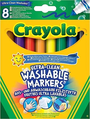 Crayola 8 Count Washable Bright Markers • £5.99