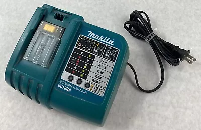 Makita DC18RA T 7.2V To 18V Ni-MH Lithium Rapid Battery Charger • $19.98