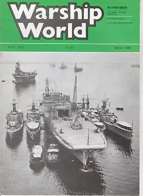 Warship World Volume 3 Number 5 (Winter 1989) Comes With Free 1990 Calendar • £3.99