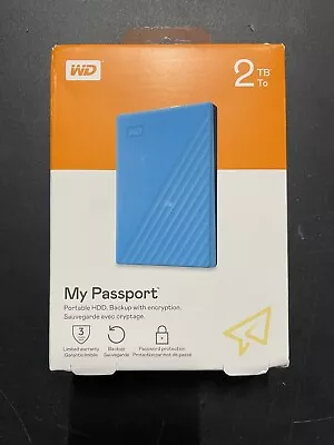 WD 2TB My Passport USB 3.2 Gen 1 External Hard Drive • £29