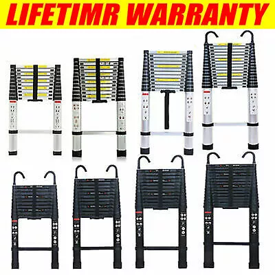 Telescopic Ladder Step Ladder Folding Ladder Aluminum Ladder One-click Extension • $128.27