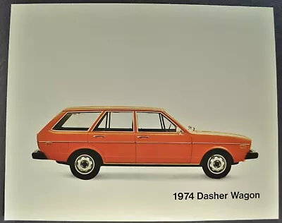 $4.95 • Buy 1974 Volkswagen Dasher Wagon Brochure Sheet Excellent Original 74 VW