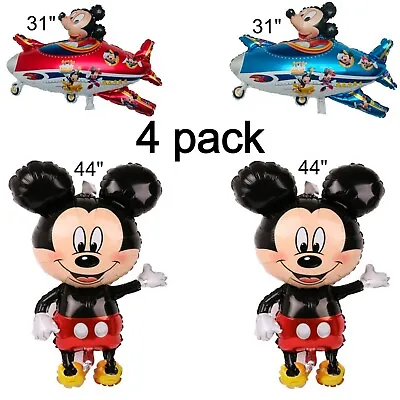 Mickey Mouse Decor Balloon Jumbo 44  Set For Birthday Foil Balloon Party Supply  • $9.95