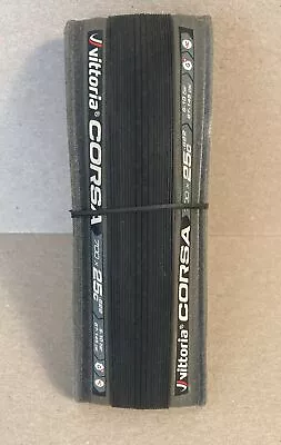 Vittoria Corsa 700x25c Anthracite Gray Tire • $9.90