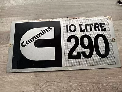 Cummins 290 10 Litre Aluminium Badge Lorry Badge Atkinson Foden Erf • £35