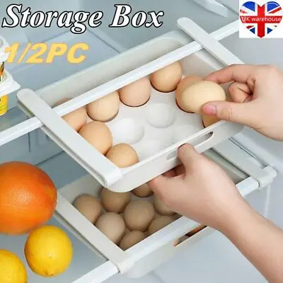 £6.99 • Buy Refrigerator Tray Egg Case Egg Holder Fruit Storage Box Drawer Case Storage
