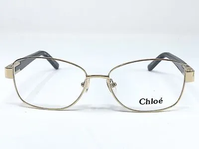New CHLOE CE2120 Gold/Transparent Gray Italian Womens Eyeglasses Frame 53-15-135 • $40
