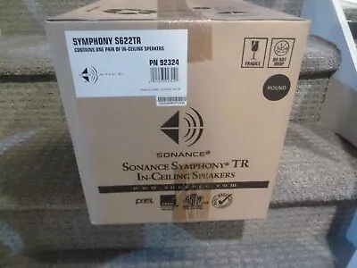 1 Pair (2) Sonance Symphony TR S622TR In Ceiling Speakers 92324 BRAND NEW SEALED • $119.99