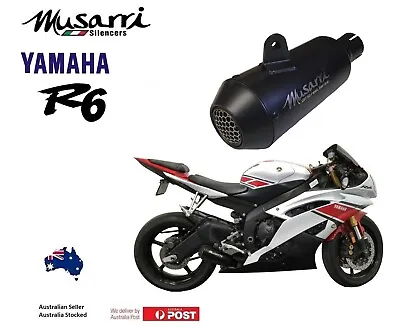 Yamaha YZF-R6 R6 2006-2007-2008 Musarri GP Street Series Slip-on Exhaust  • $265