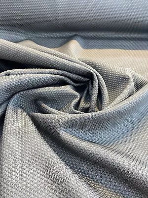 Sunbrella Outdoor Gray Silver Jacquard Upholstery 60  Fabric By The Yard • $19.95