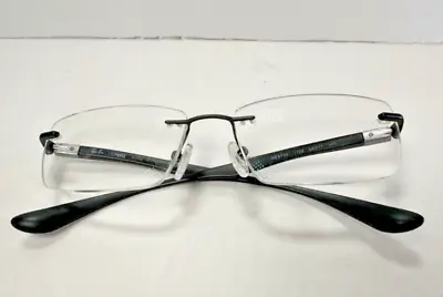 PRISTINE RAY BAN Liteforce Rimless Eyeglasses Frames RB 8724 1128 54-17-140 • $58.88