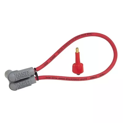 MSD Coil Wire 84039; Super Conductor 8.5mm 18  Long Red/Gray Male/HEI • $30.23