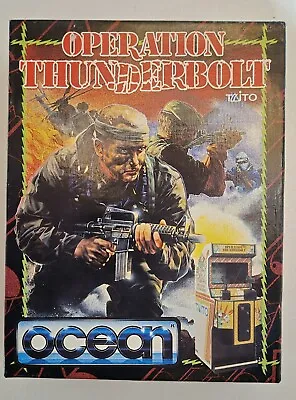 Amstrad Cpc Disk Game OPERATION THUNDERBOLT  TAITO  • $59