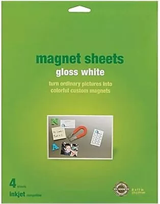 MyOfficeInnovations Magnetic Glossy Photo Paper 8.5  X 11  4/Pack (34747-CC) • $13.06